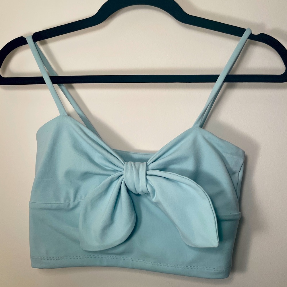 Susana Monaco Blue Crop Top - Never Worn